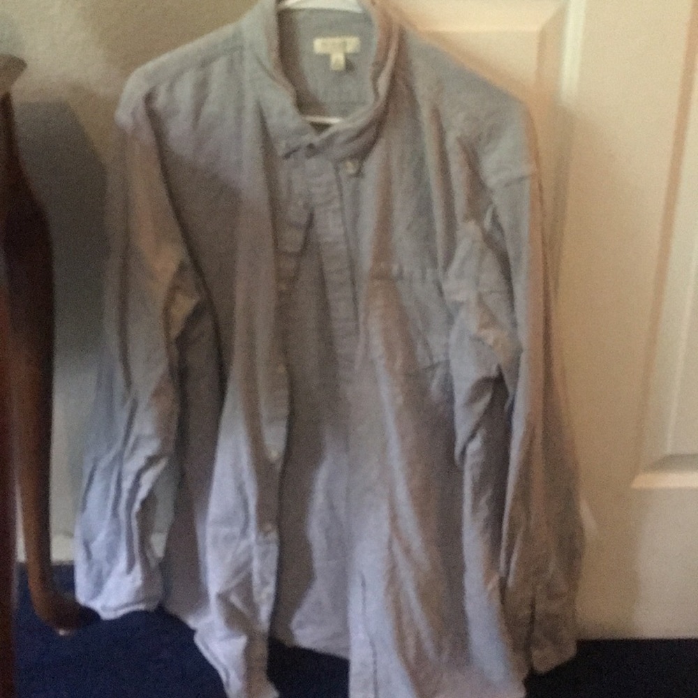 Gray linen shirt
